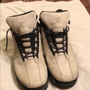 Timberland white \ beige boots
